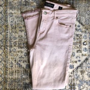 Lucky Brand AVA SKINNY Ankle Jeans Pink Size 6